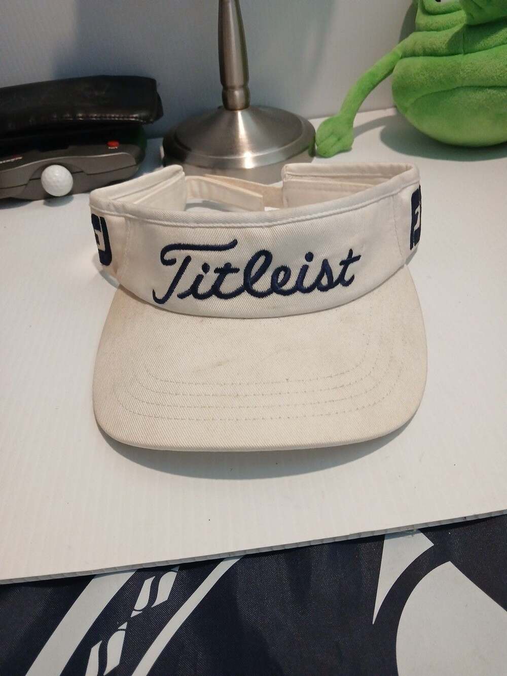 Titleist Golf Visor White Texace Made in USA FootJoy